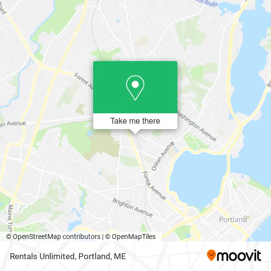 Rentals Unlimited map