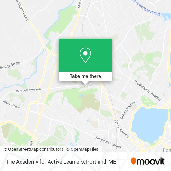 The Academy for Active Learners map