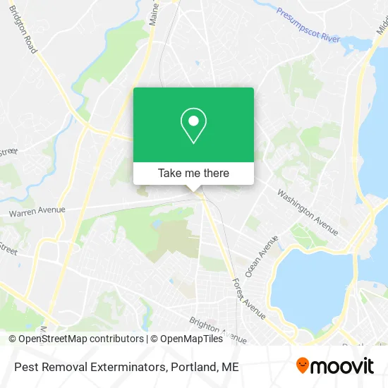 Pest Removal Exterminators map