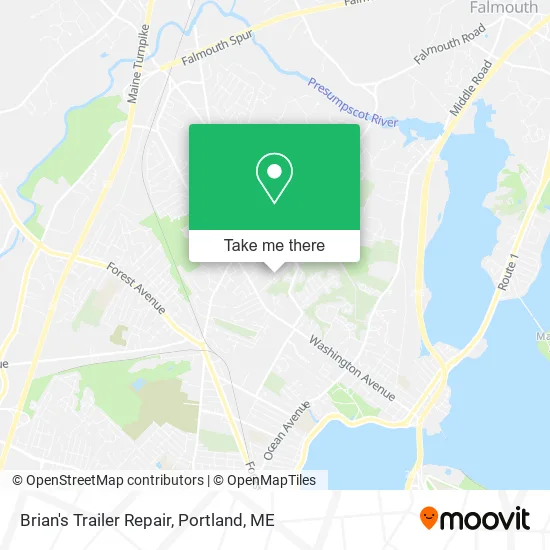 Brian's Trailer Repair map
