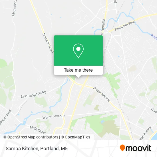 Sampa Kitchen map