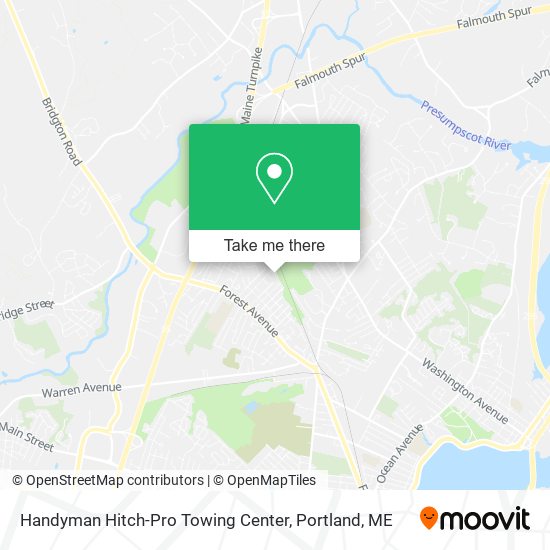 Handyman Hitch-Pro Towing Center map