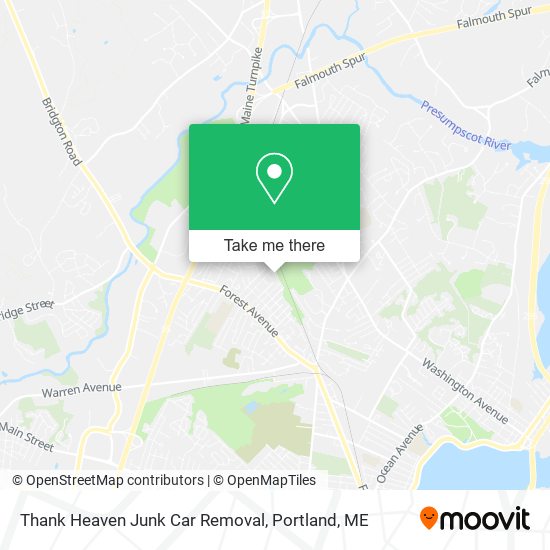 Thank Heaven Junk Car Removal map