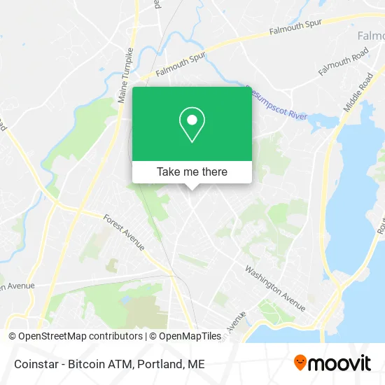Coinstar - Bitcoin ATM map