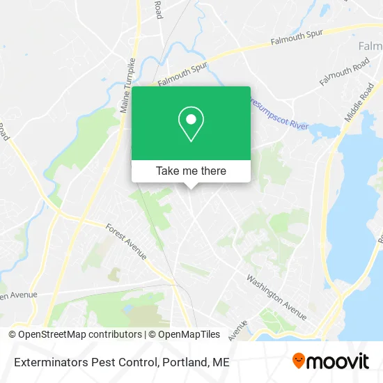 Exterminators Pest Control map