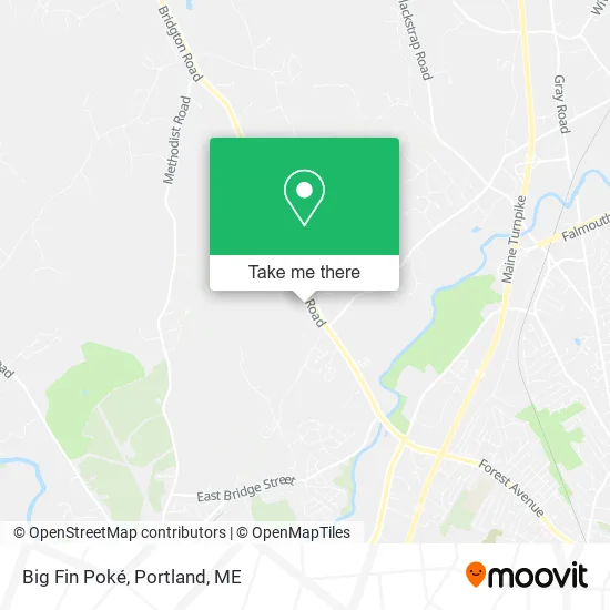 Big Fin Poké map