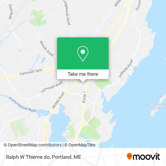 Ralph W Thieme do map