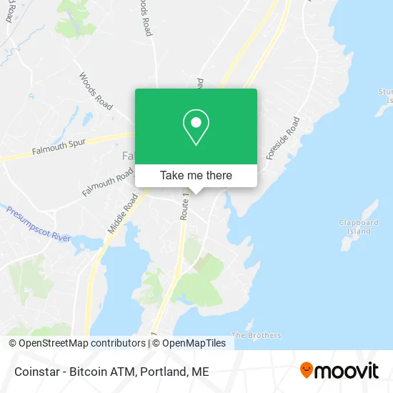 Coinstar - Bitcoin ATM map