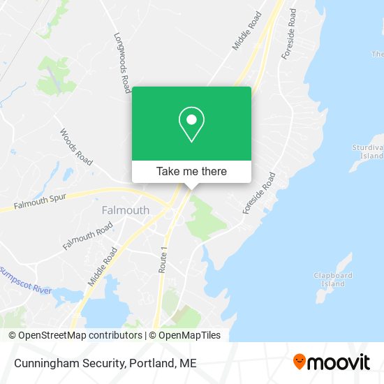 Mapa de Cunningham Security