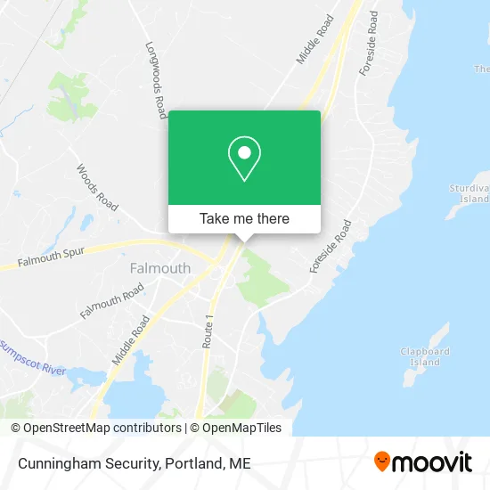 Cunningham Security map