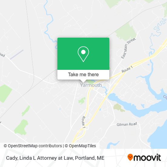 Mapa de Cady, Linda L Attorney at Law