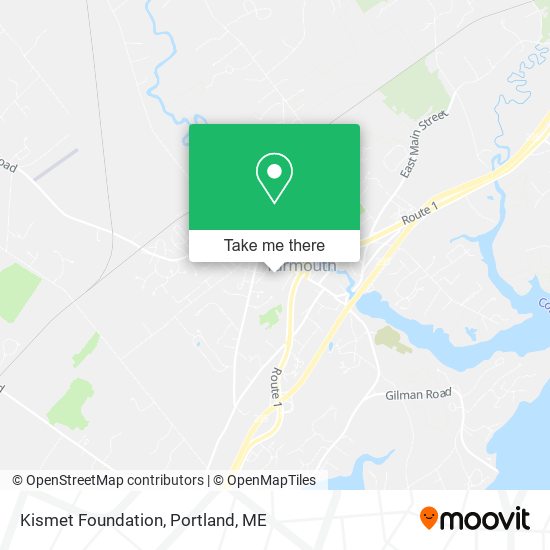 Kismet Foundation map