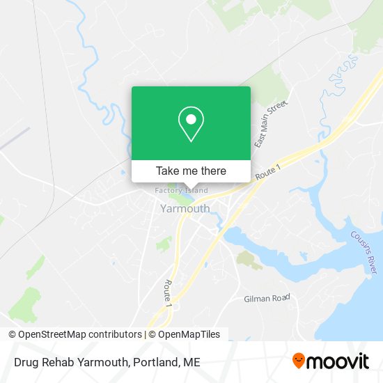 Mapa de Drug Rehab Yarmouth