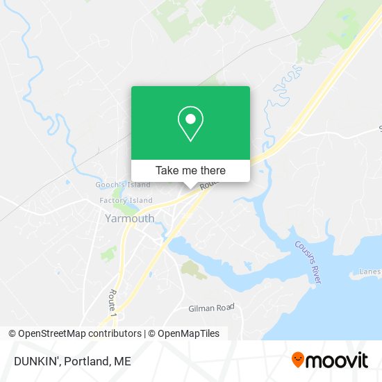 Mapa de DUNKIN'