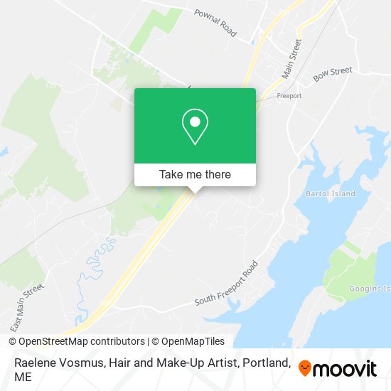 Raelene Vosmus, Hair and Make-Up Artist map