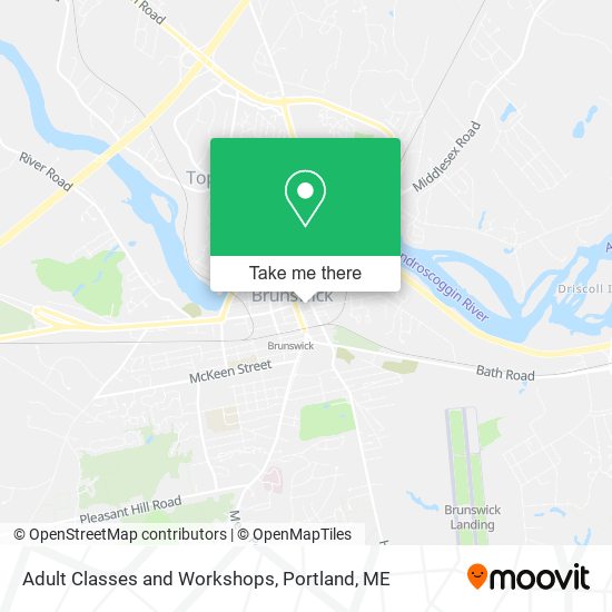 Adult Classes and Workshops map