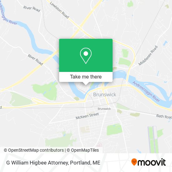 G William Higbee Attorney map