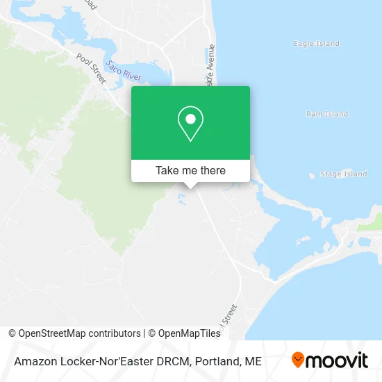 Amazon Locker-Nor'Easter DRCM map