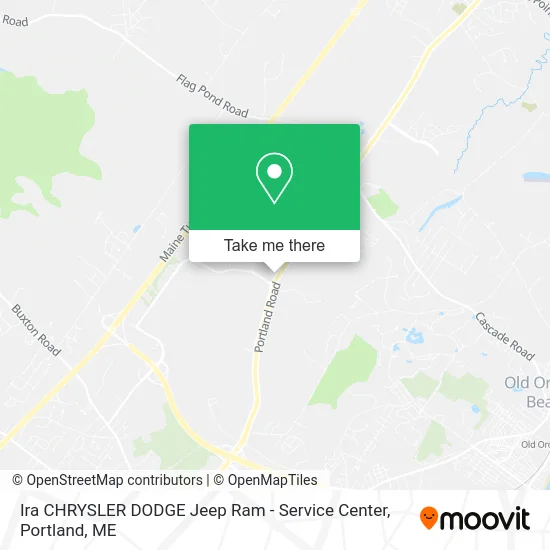 Mapa de Ira CHRYSLER DODGE Jeep Ram - Service Center