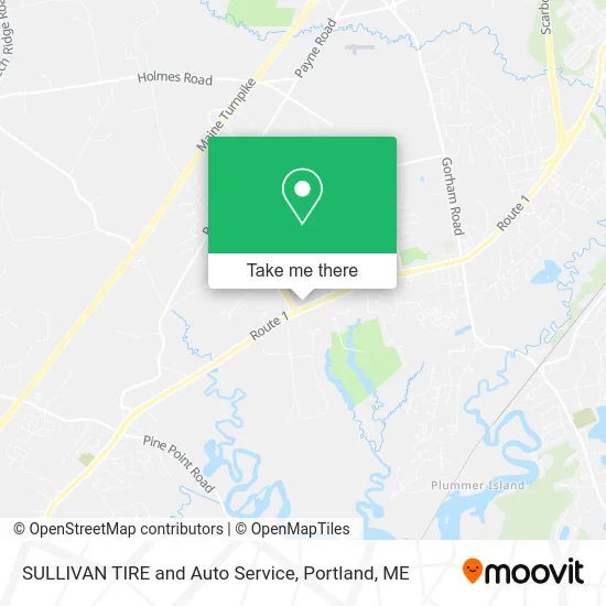 SULLIVAN TIRE and Auto Service map