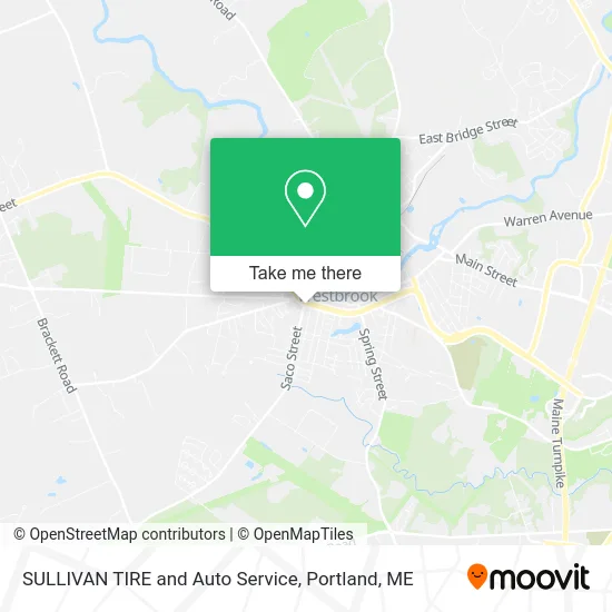 Mapa de SULLIVAN TIRE and Auto Service