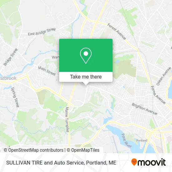 Mapa de SULLIVAN TIRE and Auto Service
