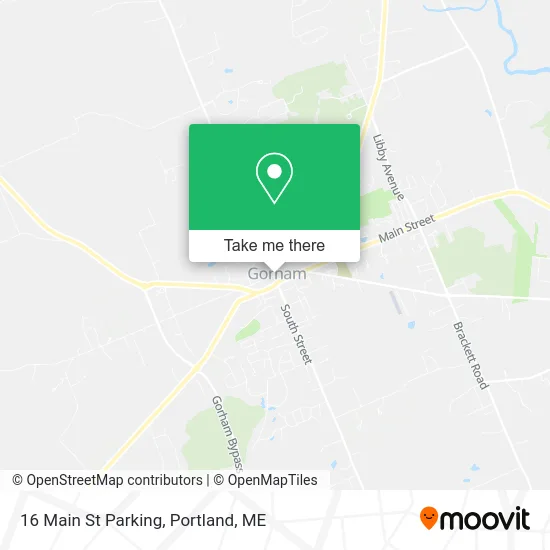 16 Main St Parking map