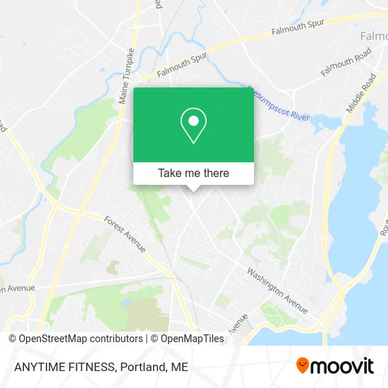 ANYTIME FITNESS map