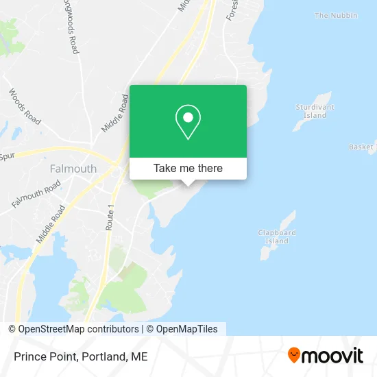 Prince Point map