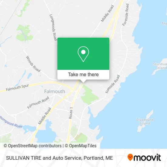 SULLIVAN TIRE and Auto Service map