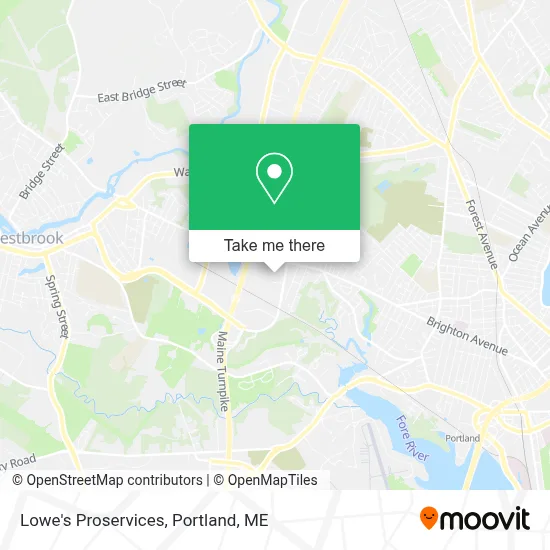 Lowe's Proservices map