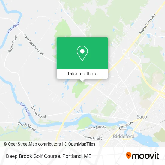 Deep Brook Golf Course map