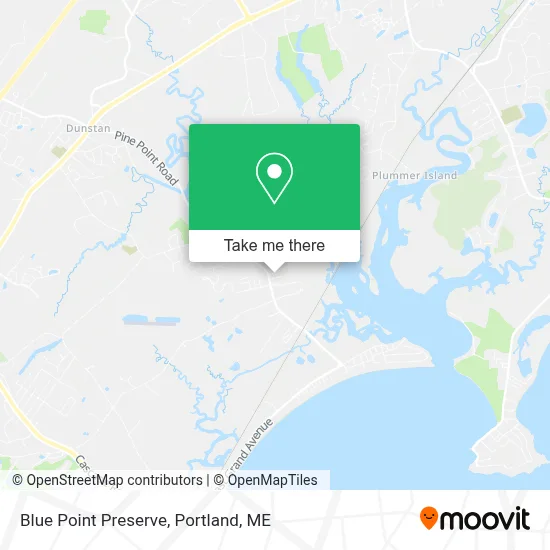 Blue Point Preserve map