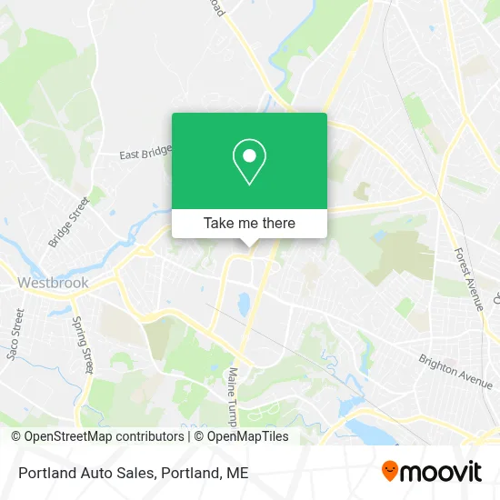 Portland Auto Sales map