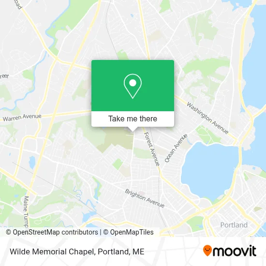Wilde Memorial Chapel map