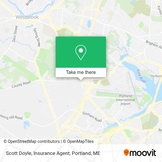Scott Doyle, Insurance Agent map