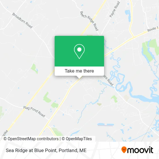 Sea Ridge at Blue Point map