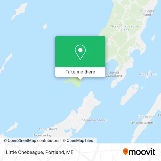 Little Chebeague map
