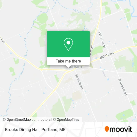 Brooks Dining Hall map