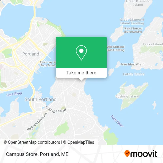 Campus Store map