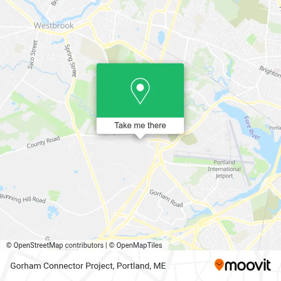 Gorham Connector Project map