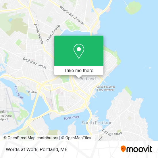 Words at Work map
