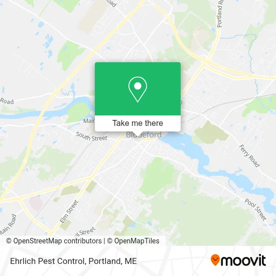 Ehrlich Pest Control map