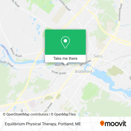 Equilibrium Physical Therapy map