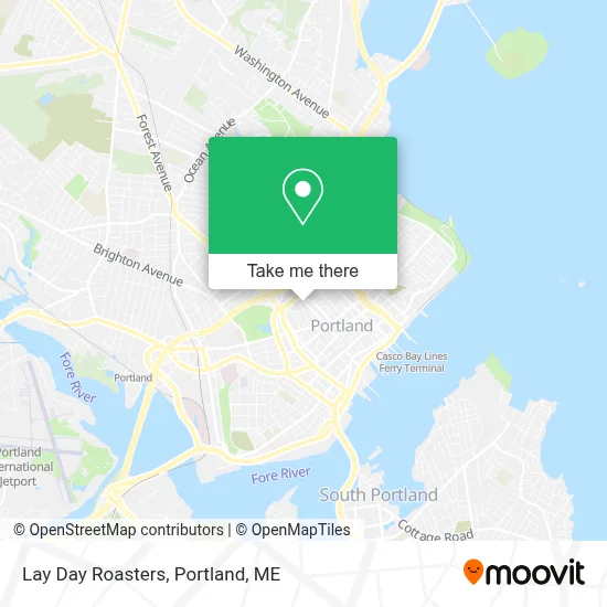 Lay Day Roasters map