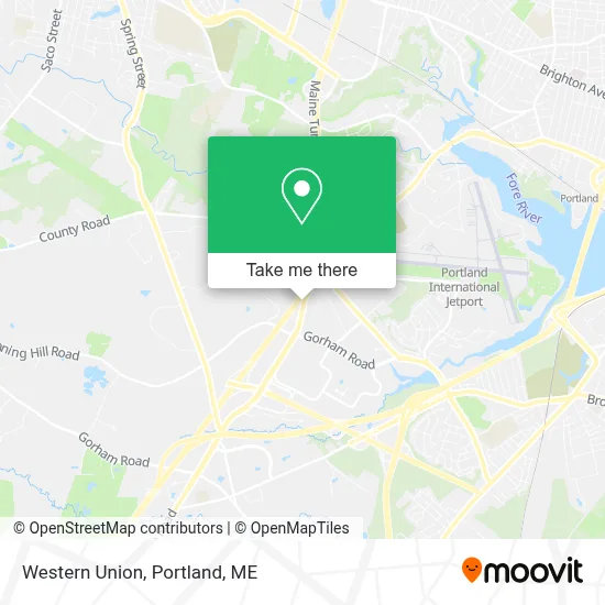 Western Union map