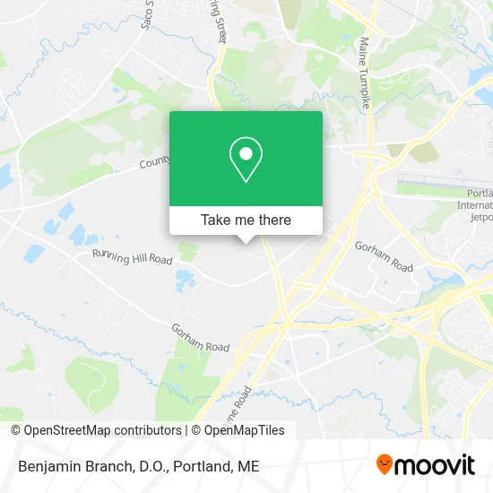 Benjamin Branch, D.O. map