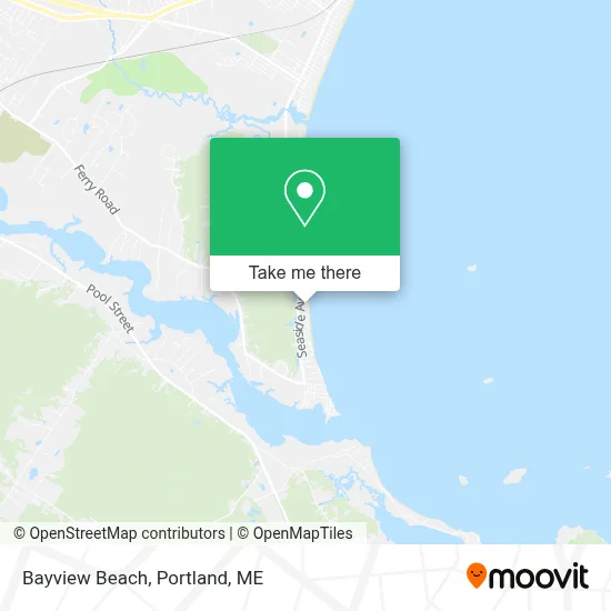 Bayview Beach map