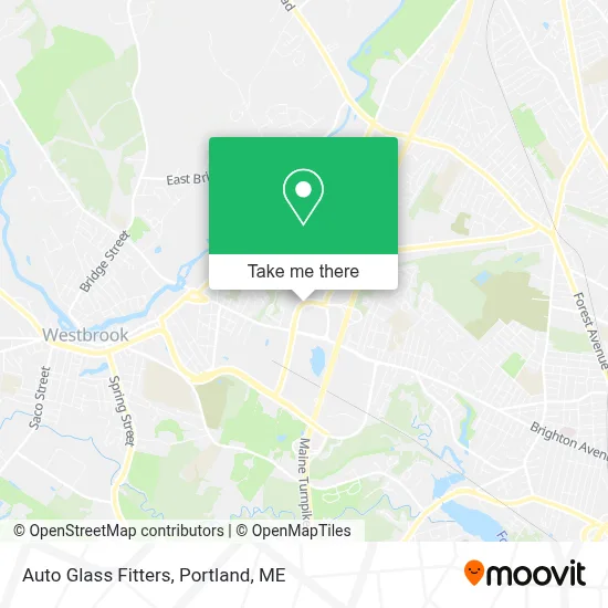 Auto Glass Fitters map