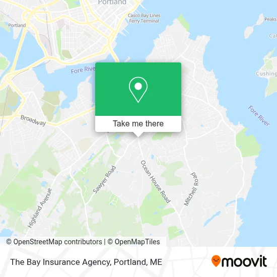 The Bay Insurance Agency map